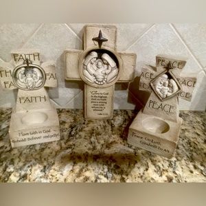 Giftcraft Three Piece Inspirational Christmas Pieces